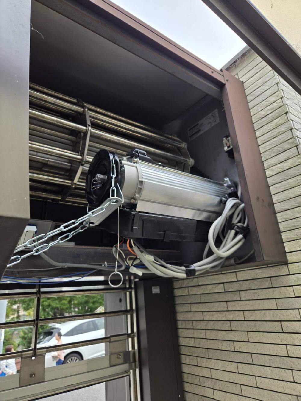 吹田市｜ガレージシャッター開閉機交換工事