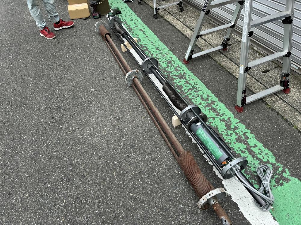 手動ガレージシャッター電動化工事（東京都大田区）