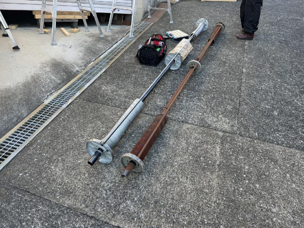 シャッター修理（熊本県熊本市）｜シャッターシャフト交換工事