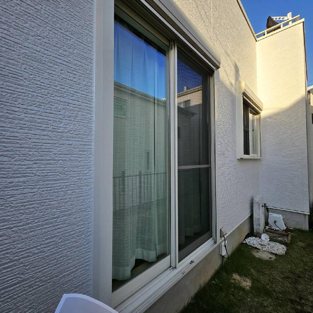 窓シャッター修理（福岡県福岡市）｜窓シャッター開閉機交換工事｜18年以上使った開閉機の交換