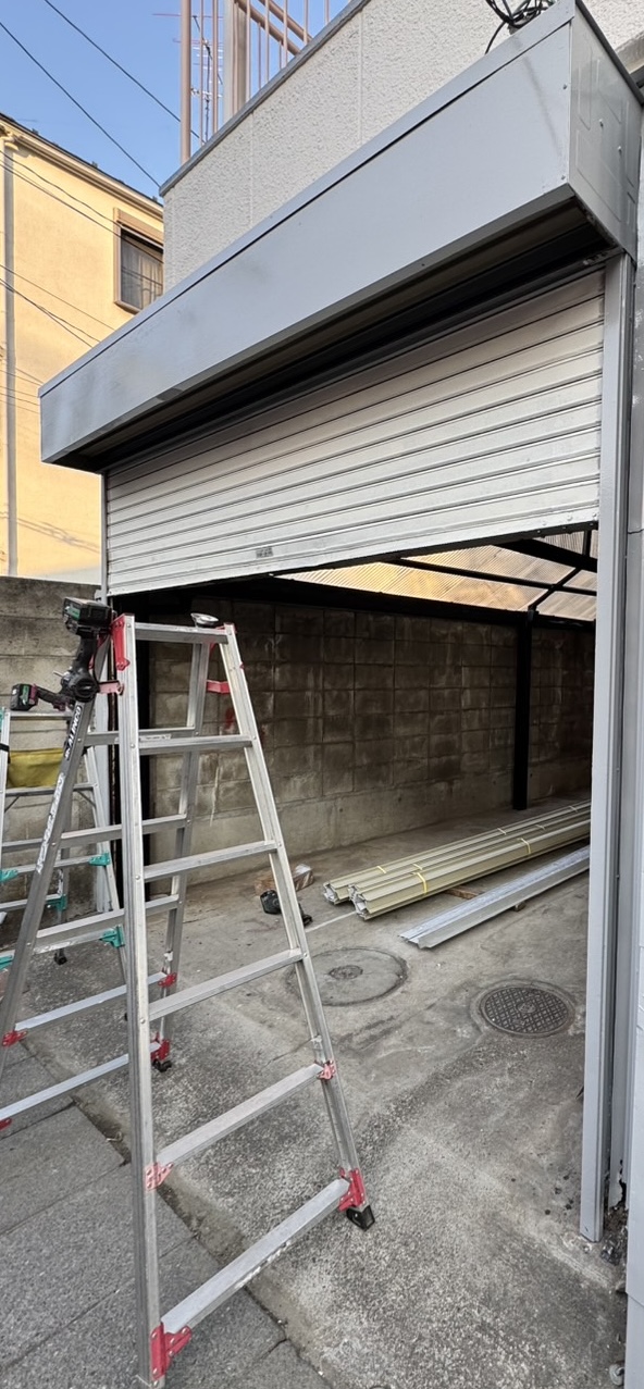 シャッター修理（愛知県名古屋市）｜シャッターシャフト・スラット交換工事