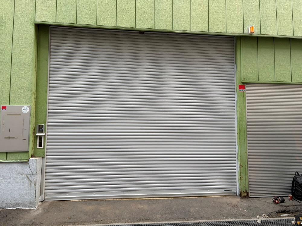 重量電動シャッター交換工事（福岡県福岡市）｜シャッター修理・交換