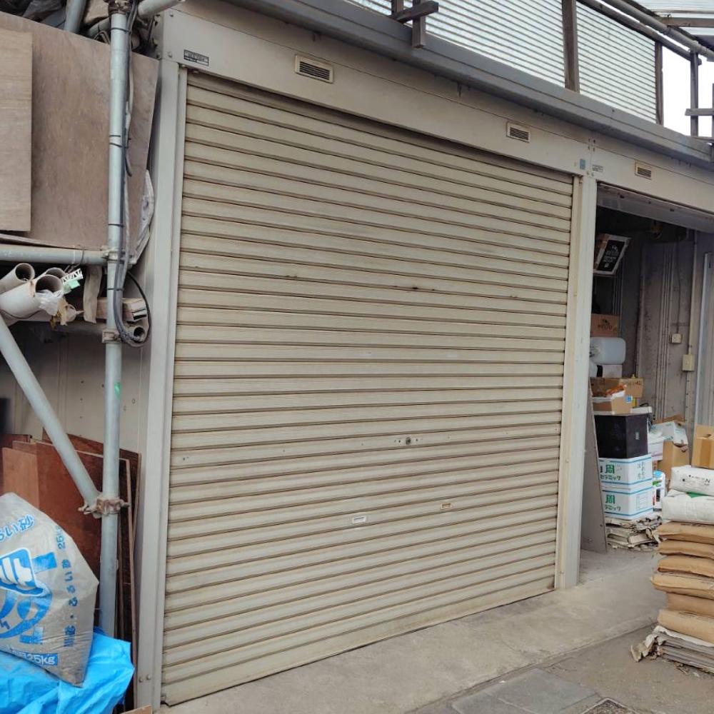 手動シャッター交換修理（埼玉県川越市）｜スプリングシャフト・スラット交換工事｜施工事例