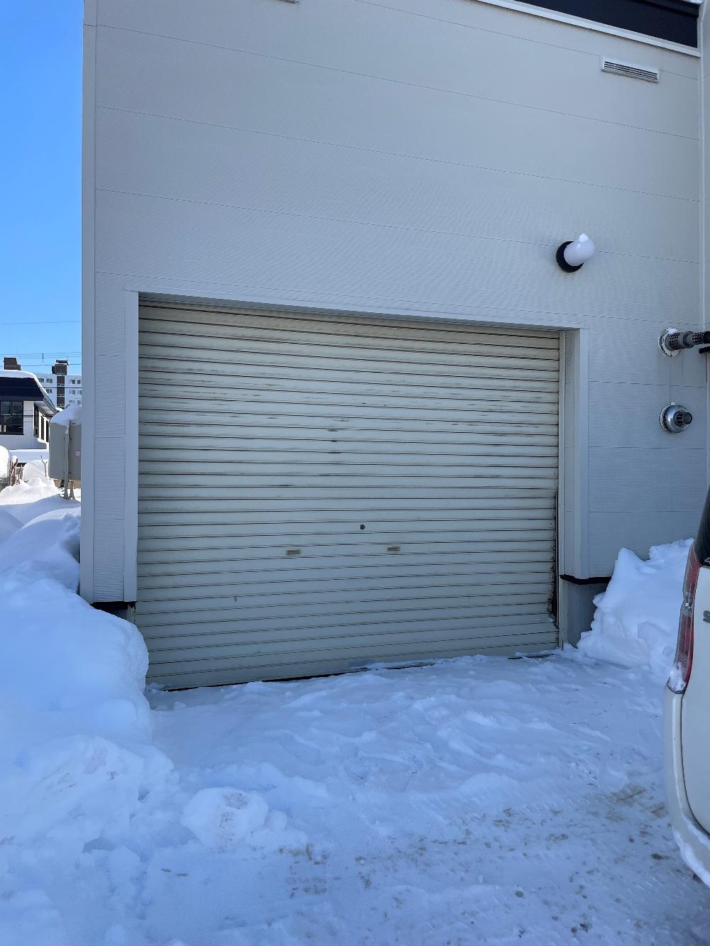 手動シャッター交換修理（北海道札幌市）｜スプリングシャフト・スラット交換工事｜施工事例