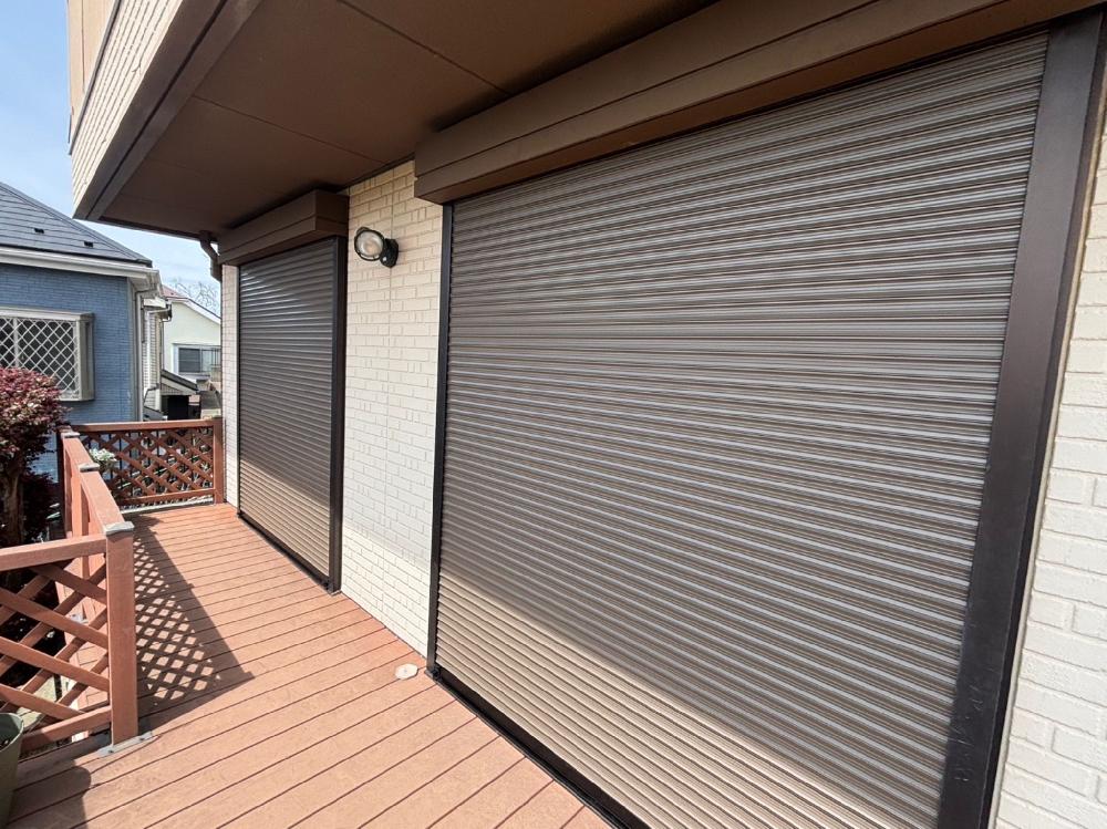 手動窓シャッタースラット交換工事（千葉県野田市）｜窓シャッタースラット交換工事｜引っかかり動かない