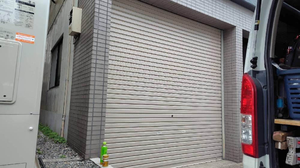 軽量電動シャッタースラット交換修理（神奈川県川崎市）｜スラット交換工事｜施工事例