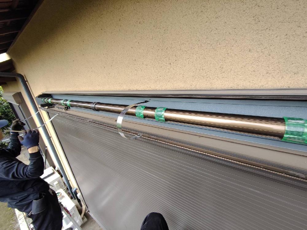 電動窓シャッター交換工事（埼玉県行田市）｜電動窓シャッター開閉機交換工事｜動かなくなったシャッターの交換対応