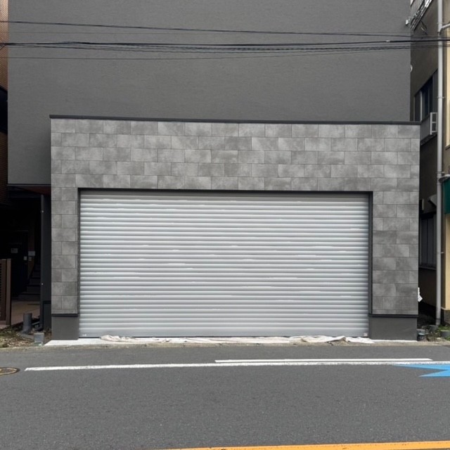 電動シャッター新規取付工事『グランデ』（神奈川県川崎市）｜シャッター修理・交換｜新規取付